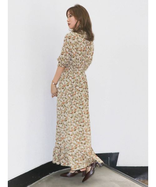 dazzlin（ダズリン）の「ミニフラワーフリルワンピース（ワンピース・レディース・オフホワイト/ピンク/グリーン・FREE）」の12枚目の写真