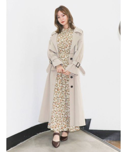 dazzlin（ダズリン）の「ミニフラワーフリルワンピース（ワンピース・レディース・オフホワイト/ピンク/グリーン・FREE）」の13枚目の写真