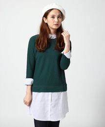 シャツコンビカットワンピース/550807