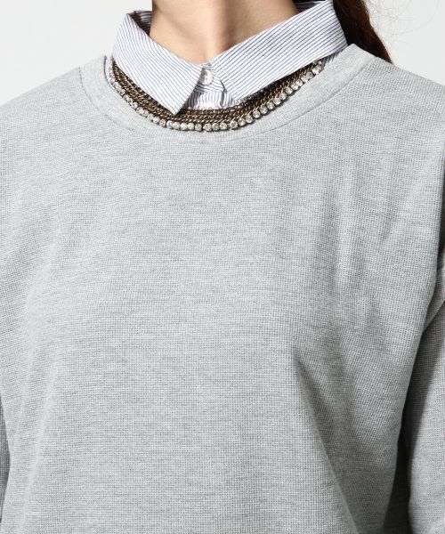 GLOBAL WORK(グローバルワーク)の「シャツコンビカットワンピース/550807(ワンピース・レディース・ホワイト/グレー/グリーン/ネイビー・MEDIUM/LARGE)」の13枚目の写真