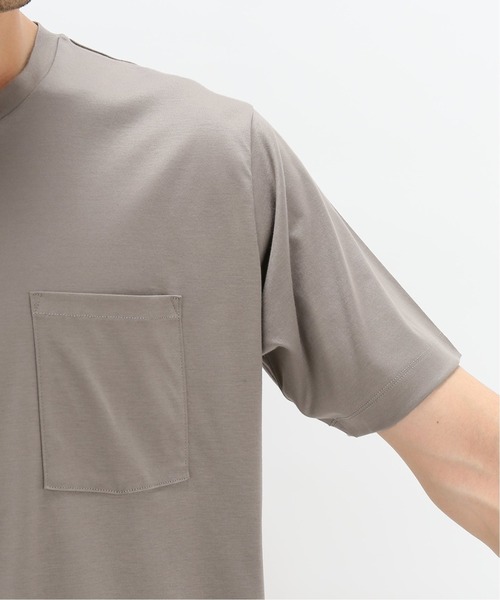 EDIFICE（エディフィス）の「FUNCTIONAL スムース コットン クルーネックTシャツ（Tシャツ/カットソー・メンズ・ホワイト×ホワイト/ベージュ系その他/ネイビー/サックスブルー/ブルー/アーミー・LARGE/MEDIUM/SMALL/X-LARGE）」の12枚目の写真