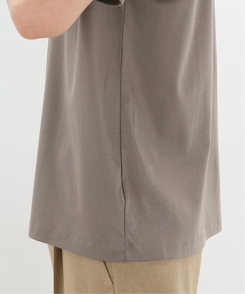 EDIFICE（エディフィス）の「FUNCTIONAL スムース コットン クルーネックTシャツ（Tシャツ/カットソー・メンズ・ホワイト×ホワイト/ベージュ系その他/ネイビー/サックスブルー/ブルー/アーミー・LARGE/MEDIUM/SMALL/X-LARGE）」の10枚目の写真