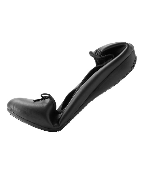 IEDIT（イディット）の「ＩＥＤＩＴ　ことりっぷとコラボ　旅のプロのアイデアを詰め込んだ　万能おでかけバレエシューズ〈ブラック〉（パンプス・レディース・ブラック・5/2/6/4/1/3）」の3枚目の写真