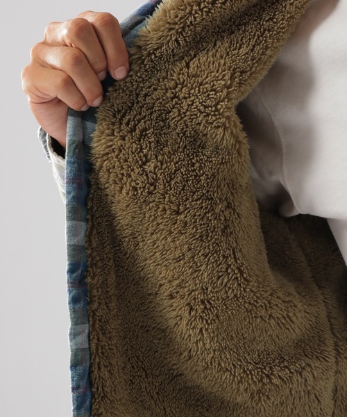 BAYFLOW(ベイフロー)の「ウラボアチェックシャツ(シャツ/ブラウス・メンズ・オレンジ/ブルー/グリーン・SMALL/MEDIUM/LARGE)」の15枚目の写真