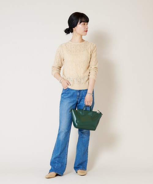 BEAUTY&amp;YOUTH UNITED ARROWS - shenery 2way透かし柄編みニット SHENERY（シーナリー）の「2WAY透かし柄編みニット（ニット