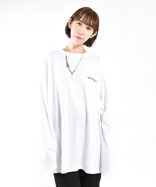 MILKBOY(ミルクボーイ)の「LOGO L.S. Tシャツ(Tシャツ/カットソー・レディース・A/C・M/L)」の1枚目の写真