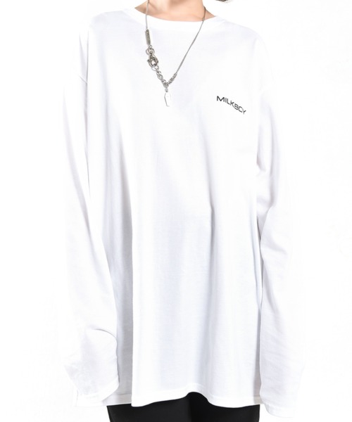 MILKBOY(ミルクボーイ)の「LOGO L.S. Tシャツ(Tシャツ/カットソー・レディース・A/C・M/L)」の3枚目の写真