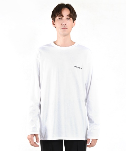 MILKBOY(ミルクボーイ)の「LOGO L.S. Tシャツ(Tシャツ/カットソー・レディース・A/C・M/L)」の4枚目の写真