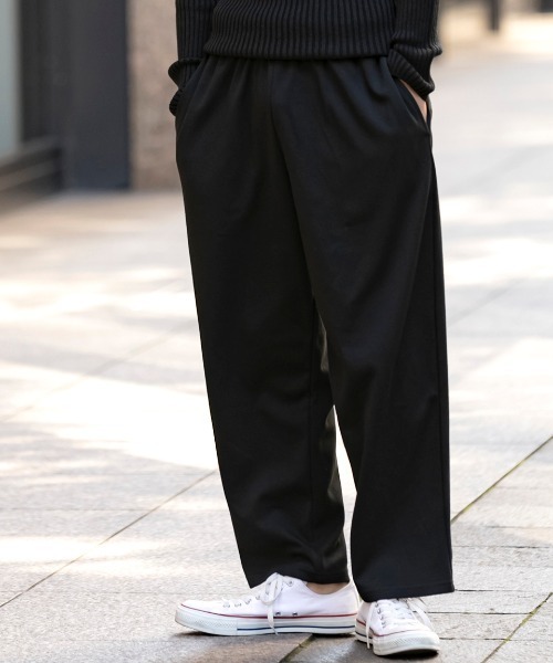 Beno（ビーノ）の「TCポンチジャージ / リラクシング ワイド テーパード イージー パンツ（スウェットパンツ・メンズ・ブラウン/ブラック/ネイビー/グレイッシュベージュ/ライトカーキ・L/M）」の18枚目の写真