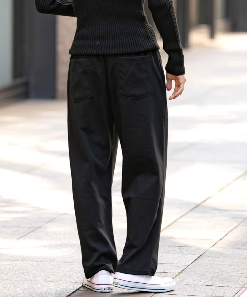 Beno（ビーノ）の「TCポンチジャージ / リラクシング ワイド テーパード イージー パンツ（スウェットパンツ・メンズ・ブラウン/ブラック/ネイビー/グレイッシュベージュ/ライトカーキ・L/M）」の20枚目の写真