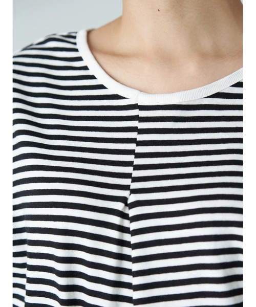 AMERICAN HOLIC（アメリカンホリック）の「フロントタックボーダーカットプルオーバー1　＊（Tシャツ/カットソー・レディース・ブラック/ネイビー・M/L）」の12枚目の写真