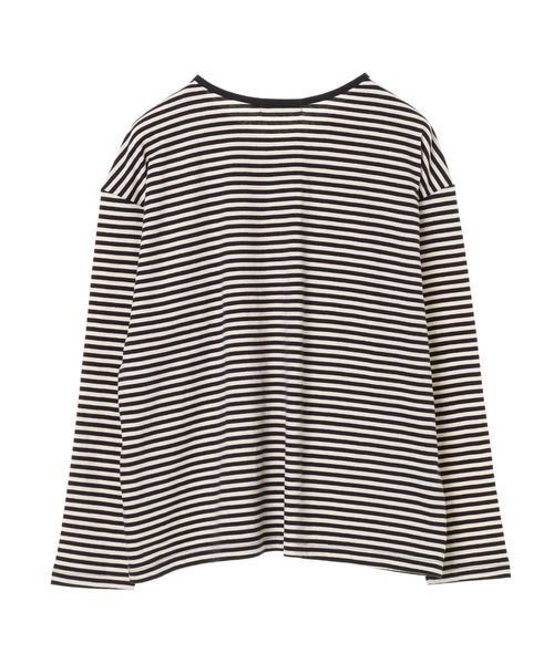 AMERICAN HOLIC（アメリカンホリック）の「フロントタックボーダーカットプルオーバー1　＊（Tシャツ/カットソー・レディース・ブラック/ネイビー・M/L）」の11枚目の写真