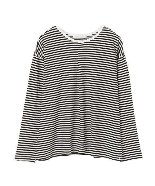 AMERICAN HOLIC（アメリカンホリック）の「フロントタックボーダーカットプルオーバー1　＊（Tシャツ/カットソー・レディース・ブラック/ネイビー・M/L）」の7枚目の写真