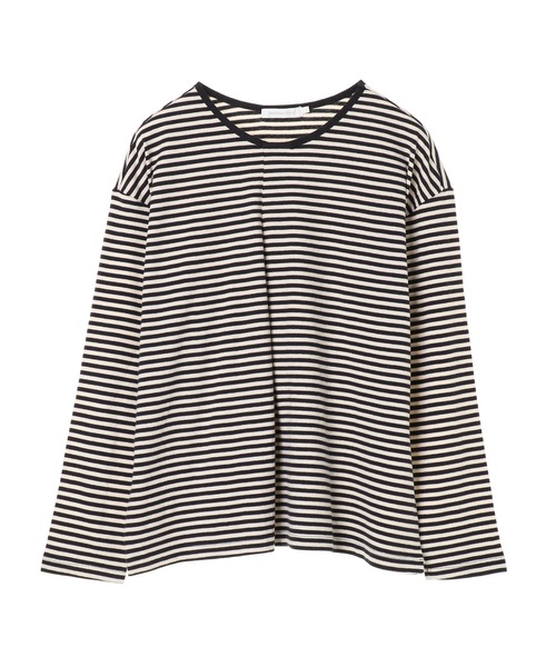 AMERICAN HOLIC（アメリカンホリック）の「フロントタックボーダーカットプルオーバー1　＊（Tシャツ/カットソー・レディース・ブラック/ネイビー・M/L）」の6枚目の写真