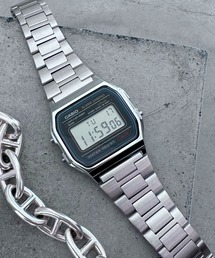 CASIO(カシオ)の「ベルト調整可能!ギフトにもピッタリ【CASIO】A158 シリーズ 多機能デジタルウォッチ(デジタル腕時計)」