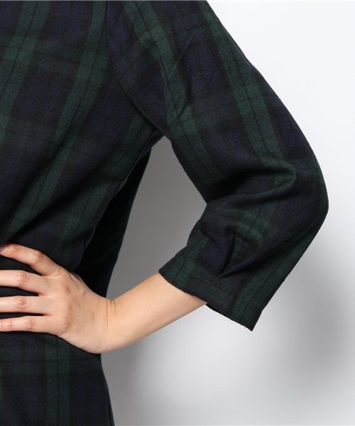 DISCOAT（ディスコート）の「【Discoat】チェックワンピース（ワンピース・レディース・レッド/グリーン・ﾌﾘ-）」の9枚目の写真