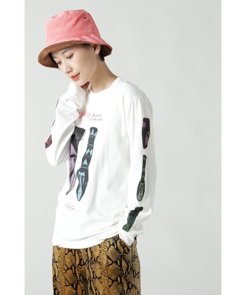 Stussy プリントロングtシャツ Tシャツ カットソー Stussy ステューシー のファッション通販 Zozotown