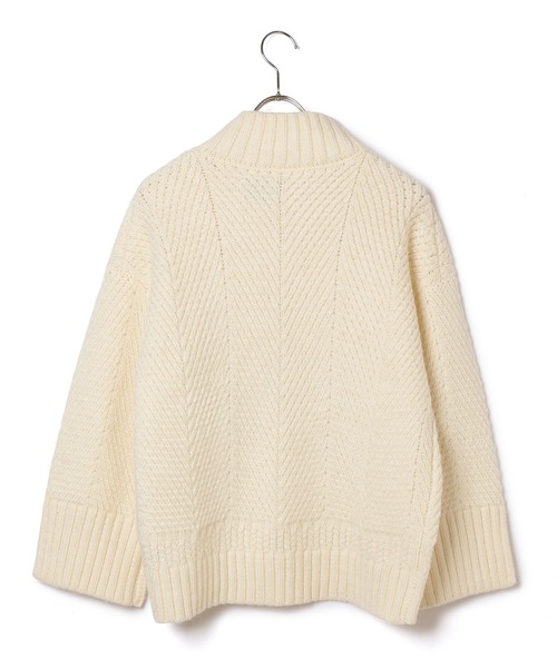 ADAM ET ROPE'（アダムエロペ）の「チャンキーニットプルオーバー（ニット/セーター・レディース・キナリ/ネイビー・FREE）」の3枚目の写真