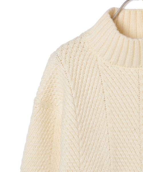 ADAM ET ROPE'（アダムエロペ）の「チャンキーニットプルオーバー（ニット/セーター・レディース・キナリ/ネイビー・FREE）」の14枚目の写真