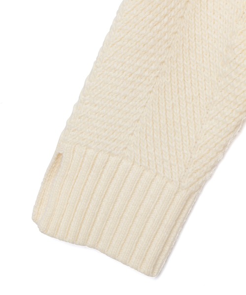 ADAM ET ROPE'（アダムエロペ）の「チャンキーニットプルオーバー（ニット/セーター・レディース・キナリ/ネイビー・FREE）」の5枚目の写真