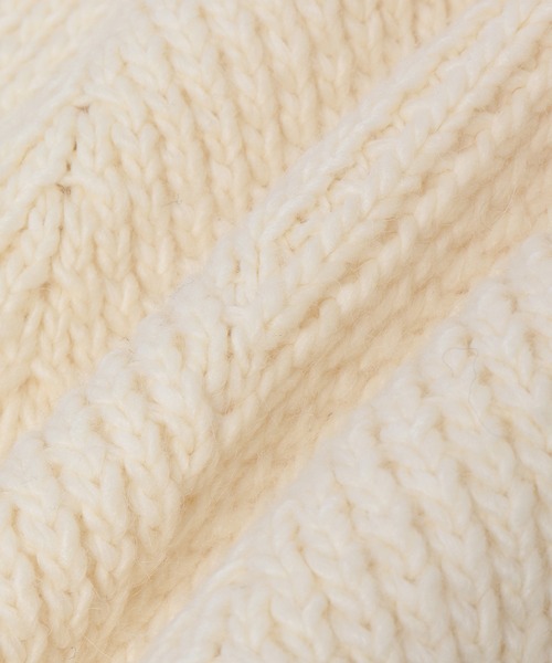 ADAM ET ROPE'（アダムエロペ）の「チャンキーニットプルオーバー（ニット/セーター・レディース・キナリ/ネイビー・FREE）」の9枚目の写真