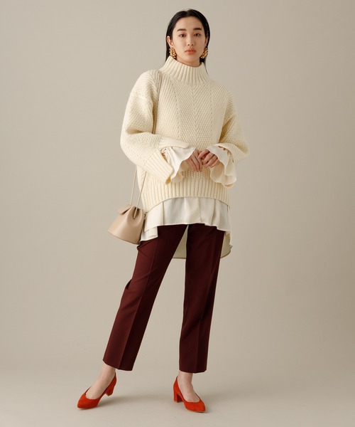 ADAM ET ROPE'（アダムエロペ）の「チャンキーニットプルオーバー（ニット/セーター・レディース・キナリ/ネイビー・FREE）」の15枚目の写真