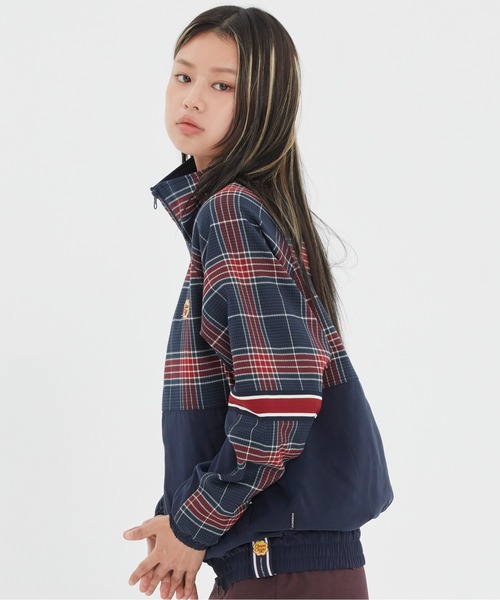 ROMANTIC CROWN（ロマンティッククラウン）の「【CHUPA CHUPS × ROMANTIC CROWN】CHECK JUMPER / チュッパチャップス × ロマンティッククラウン チェック ジャンパー（ブルゾン・メンズ・ネイビー/オートミール・SMALL/MEDIUM/LARGE）」の14枚目の写真