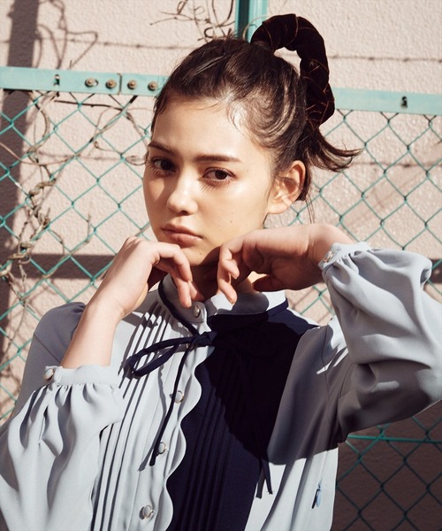 流行超人気 ワンピース ドレス ワンピーススカラップデザインカラーブロックプリーツワンピース ワンピース Redyazel レディアゼル のファッション ワンピース