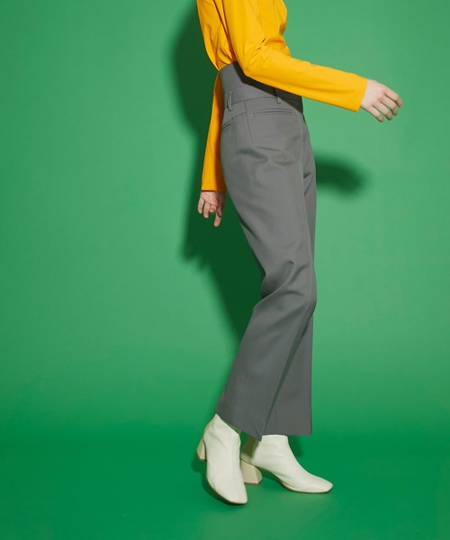 UNITED TOKYO(ユナイテッドトウキョウ)の「カマ―ベルトパンツ(その他パンツ・レディース・グレー/ミント・1/2)」の6枚目の写真