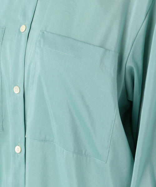 BALLSEY（ボールジィ）の「パウダリーシルク ロングシャツ