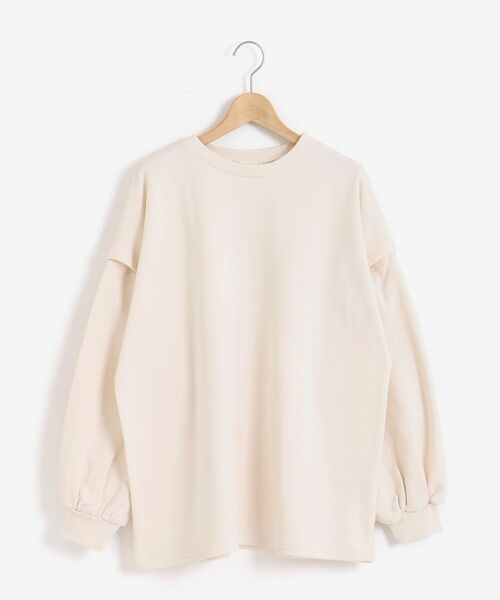 MAJESTIC LEGON(マジェスティックレゴン)の「2wayロングスウェット(スウェット・レディース・ベージュ/ブラック/アイボリー/ピンクベージュ・SMALL/MEDIUM)」の19枚目の写真