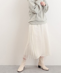 キラキラシアープリーツスカート