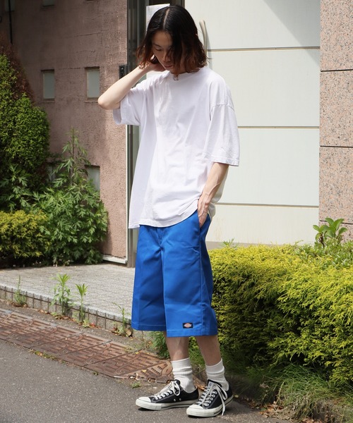 cityshop ディッキーズ　フリンジハーフパンツ　シティショップ CITYSHOP - CITYSHOP×DickiesフリンジハーフパンツBLKの通販 by