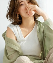 アシメショルダータンクトップ