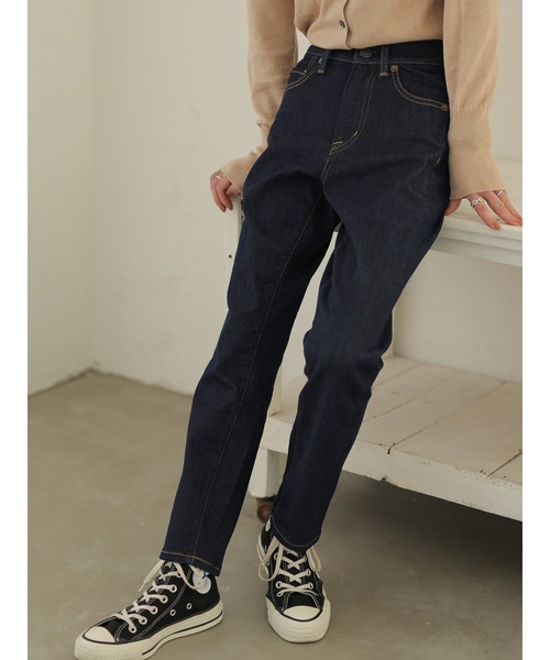 rem closet（レムクローゼット）の「ストレートフィットデニム（デニムパンツ・レディース・ブルー系その他/ワンウォッシュ・1/0）」の17枚目の写真