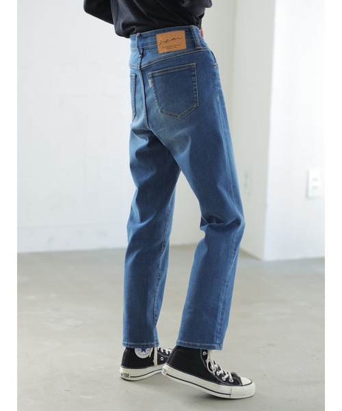 rem closet（レムクローゼット）の「ストレートフィットデニム（デニムパンツ・レディース・ブルー系その他/ワンウォッシュ・1/0）」の18枚目の写真