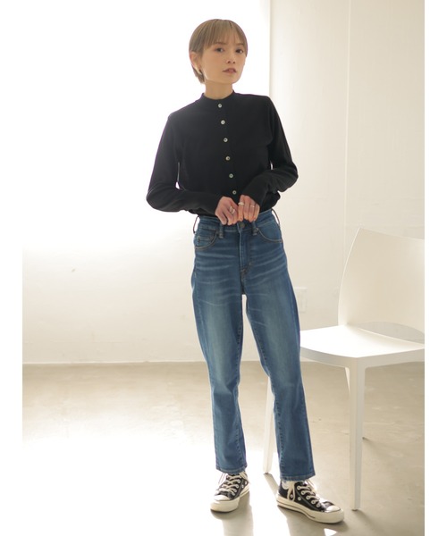 rem closet（レムクローゼット）の「ストレートフィットデニム（デニムパンツ・レディース・ブルー系その他/ワンウォッシュ・1/0）」の11枚目の写真