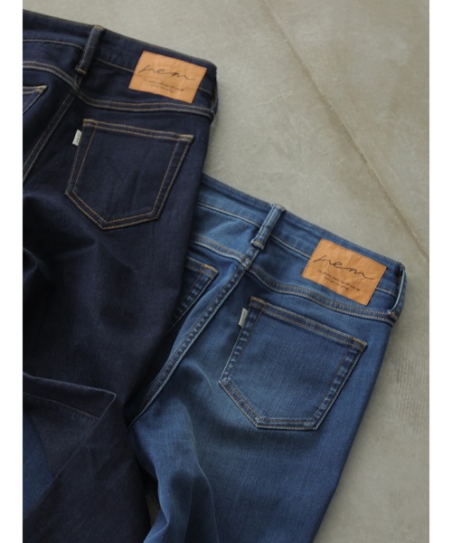 rem closet（レムクローゼット）の「ストレートフィットデニム（デニムパンツ・レディース・ブルー系その他/ワンウォッシュ・1/0）」の9枚目の写真