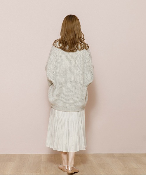 flower（フラワー）の「フレアプリーツスカート（スカート・レディース・ブラック/アイボリー・FREE）」の14枚目の写真