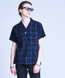 CRIMIE | OMBRE CHECK SHORT SLEEVE SHIRT(シャツ/ブラウス)