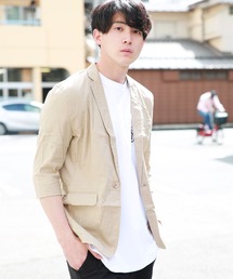 メンズのテーラードジャケット ベージュ系 ファッション通販 Zozotown
