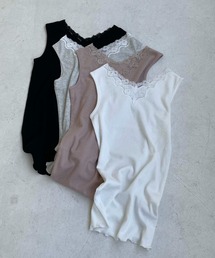 テレコレースキャミソール