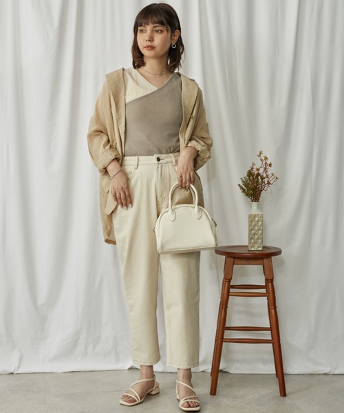 Amourire（アムリール）の「ルーズバルーンテーパードPT（その他パンツ・レディース・ブラック/インディゴブルー/アイボリー・M）」の9枚目の写真