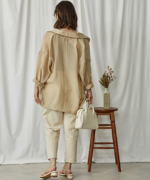 Amourire（アムリール）の「ルーズバルーンテーパードPT（その他パンツ・レディース・ブラック/インディゴブルー/アイボリー・M）」の10枚目の写真