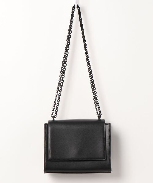 SPIRALGIRL(スパイラルガール)の「2wayスクエアチェーンバッグ(ショルダーバッグ・レディース・ブラック/オフホワイト・FREE)」の11枚目の写真