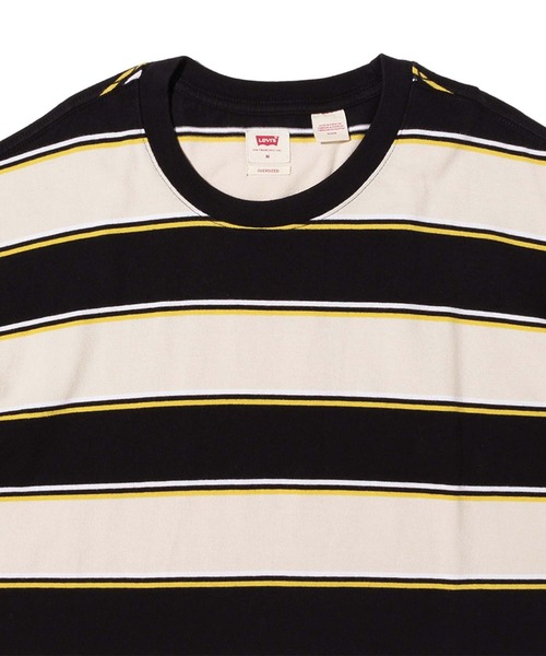 Levi's（リーバイス）の「STAY LOOSE SS TEE GILIA CAVIAR STRIPE（Tシャツ/カットソー・メンズ・マルチ・S/L/M/XL）」の9枚目の写真