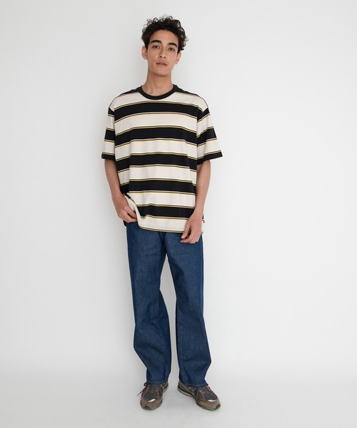 Levi's（リーバイス）の「STAY LOOSE SS TEE GILIA CAVIAR STRIPE（Tシャツ/カットソー・メンズ・マルチ・S/L/M/XL）」の6枚目の写真