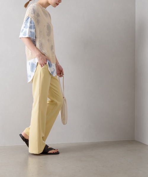 SpRay(スプレイ)の「フィッシュネットベスト(ベスト・レディース・ブラック/アイボリー/モカ・FREE)」の10枚目の写真