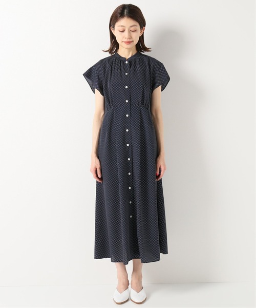 IENA（イエナ）の「デシンプリントフロントボタンワンピース