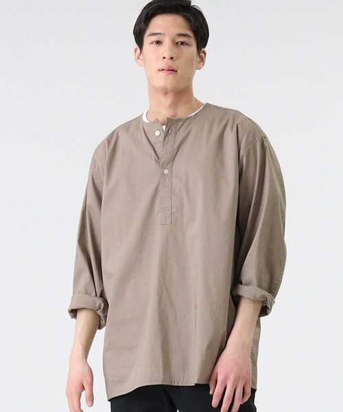 BACK NUMBER（バックナンバー）の「【BACK NUMBER】ＤＲＹスリーピングシャツ（シャツ/ブラウス・メンズ・ベージュ/ブラック・L/XL/M）」の2枚目の写真
